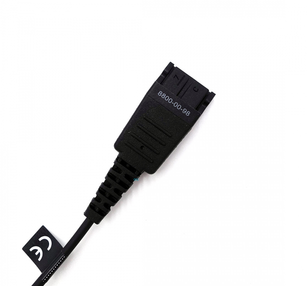 Jabra QD auf Open-End für Ascom mit Mute Funktion 8800-00-98