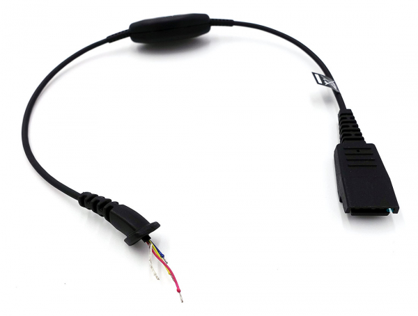 Jabra QD auf Open-End für Ascom mit Mute Funktion 8800-00-98