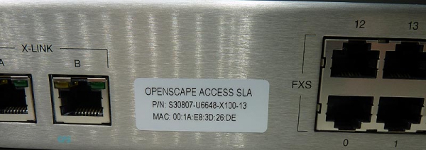 OpenScape ACCESS SLA S30807-U6648-X100-13 Refurbished
