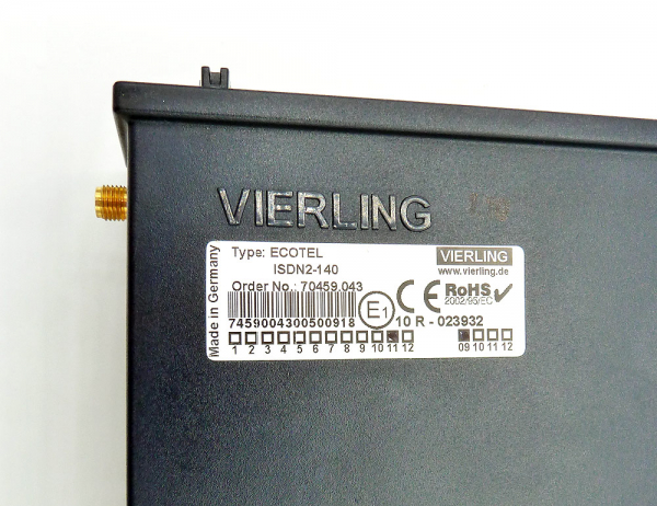 Vierling Ecotel ISDN2-140 GSM ISDN Gateway Refurished