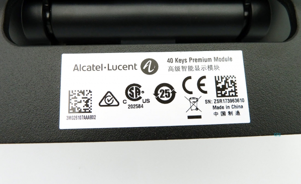 Alcatel Premium Add-on 40 keys module 3MG27106AB NEW