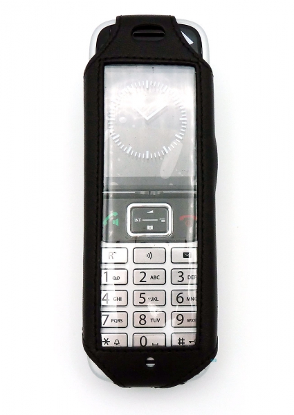 Unify OpenScape S5 Telefontasche Ledertasche mit Rotationsclip Öffnung unten 5100S5Pro NEU