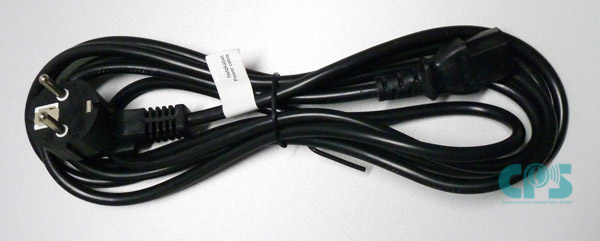 Power cable EU straight plug Typ F, CEE 7/7 to C13 power connector 3m black L30251-U600-A389 L30280-Z600-F105 NEW