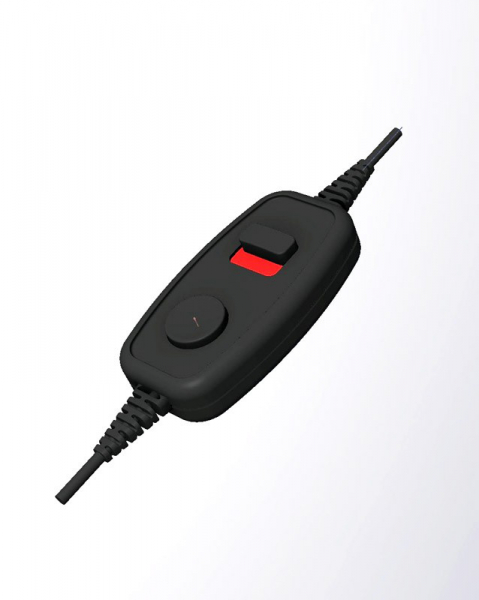 IPN X1 Mono Headset, with Push to talk PTT button with switch IPN060-PTT-SW