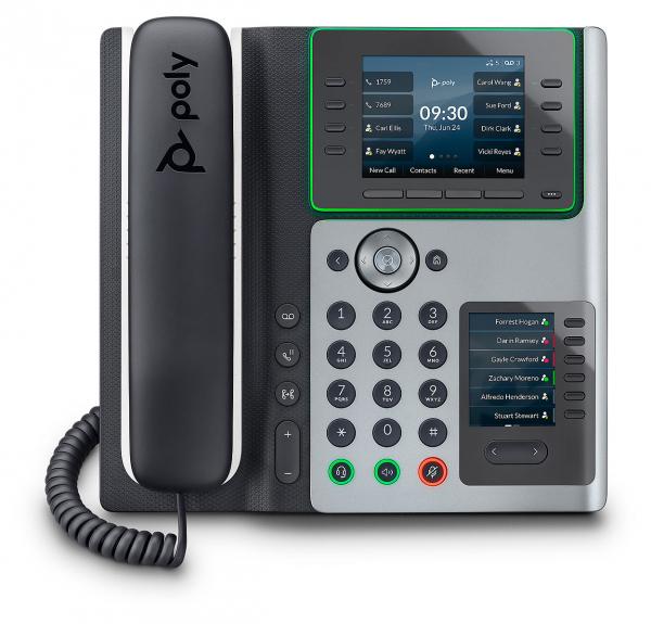 Poly Edge E450 IP Phone, PoE 82M90AA, 2200-87030-025