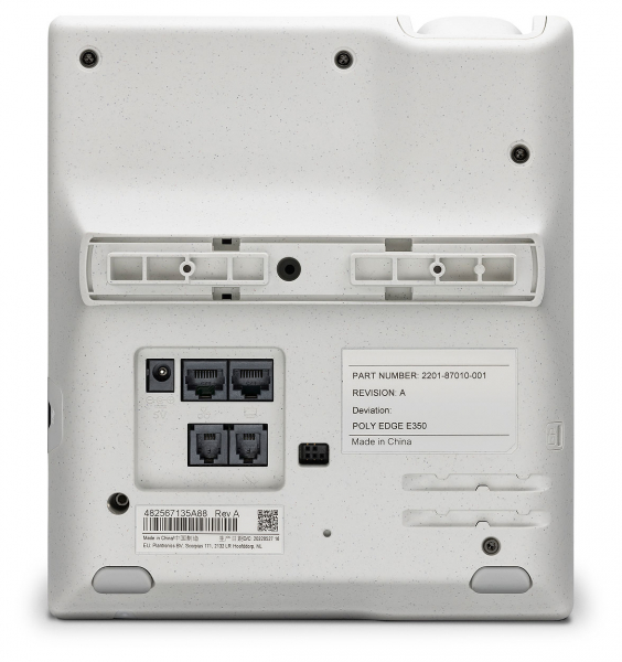 Poly Edge E350 IP Phone, PoE 82M89AA, 2200-87010-025