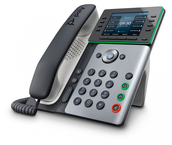 Poly Edge E350 IP Phone, PoE 82M89AA, 2200-87010-025