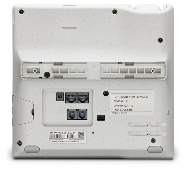 Poly Edge E400 IP Phone, PoE 82M93AA, 2200-87835-025