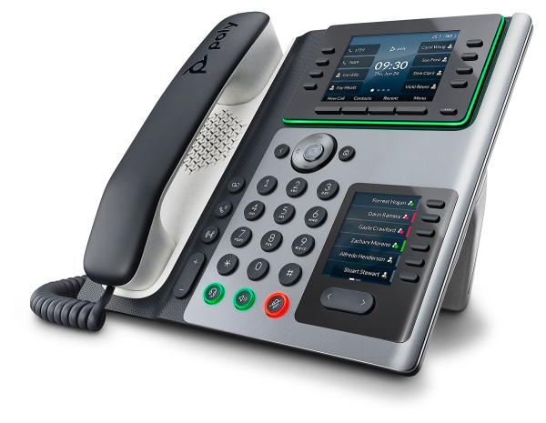 Poly Edge E450 IP Phone, PoE 82M90AA, 2200-87030-025