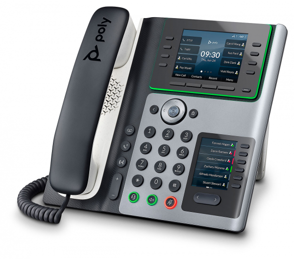 Poly Edge E400 IP Phone, PoE 82M93AA, 2200-87835-025