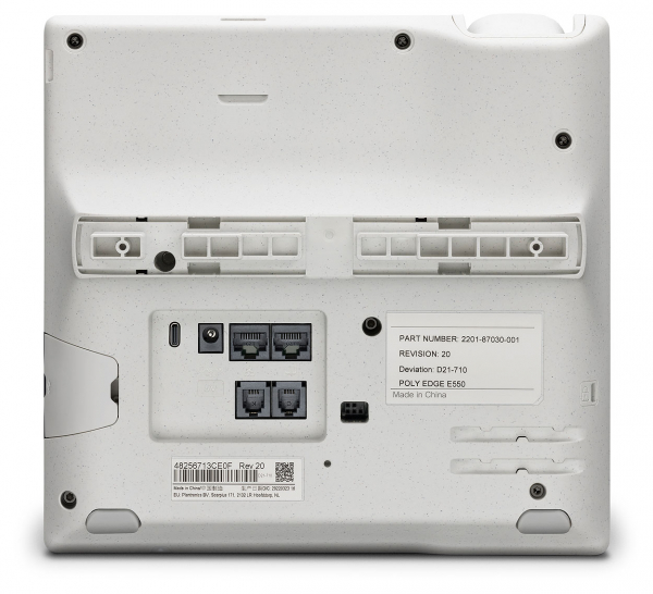 Poly Edge E550 IP Phone, PoE 82M91AA, 2200-87050-025
