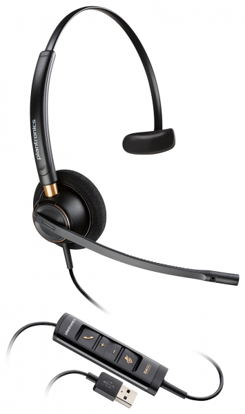 Poly EncorePro 515 Monoaural with USB-A Headset 783R0AA, 218271-01
