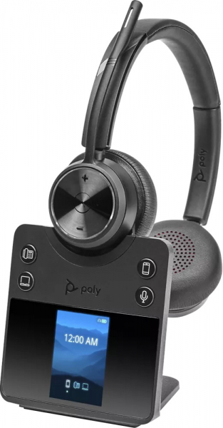 Poly Savi 7420 Office Stereo DECT 1880-1900 MHz Headset EMEA INTL 8L560AA#ABB, 2-221111-205