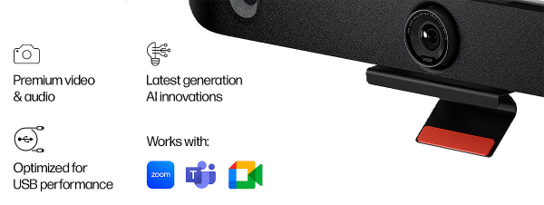 Poly Studio V52 All-In-One 4K Video Bar, Controller Kit-EURO A09D4AA#ABB