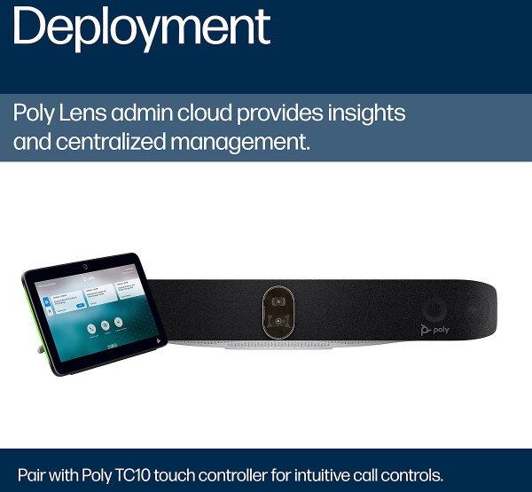 Poly Studio X72 All-In-One 4K Video Bar No Radio A4MA5AA#AC3