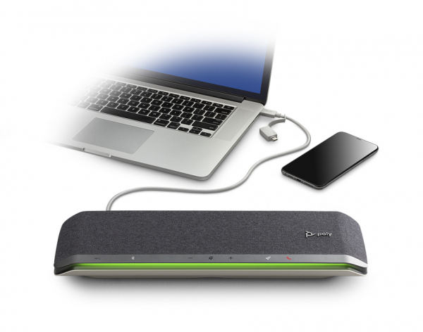 Poly Sync 60 USB-A USB-C Bluetooth Speakerphone 772C2AA, 216872-01