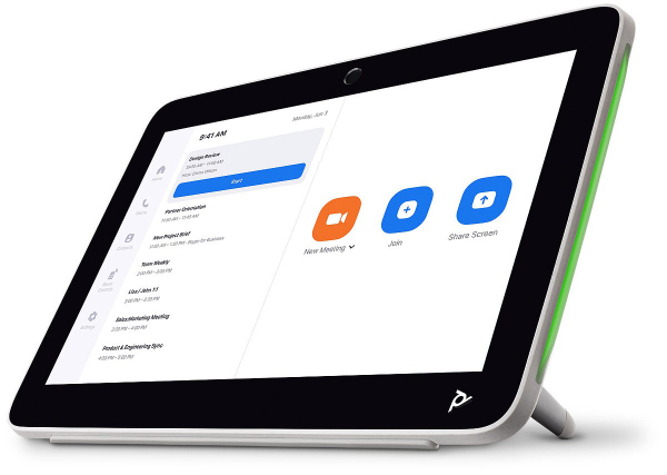 Poly TC10 Touch Controller, Black, Room Scheduler 875K5AA, 2200-37860-001