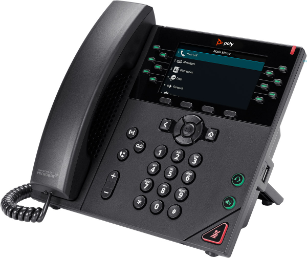 Poly OBi VVX 450 12-Line IP Phone, PoE, mit Netzteil EMEA INTL 89K71AA#ABB, 2200-48842-125