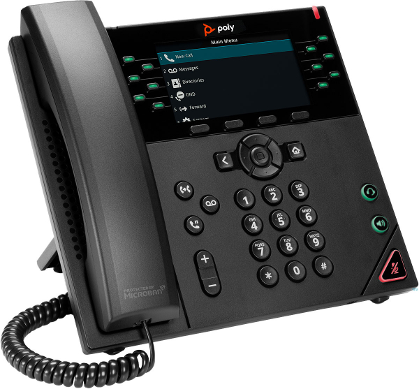Poly VVX 450 12-Line IP Phone and PoE-enabled 8B1L7AA#AC3, 2200-48840-025