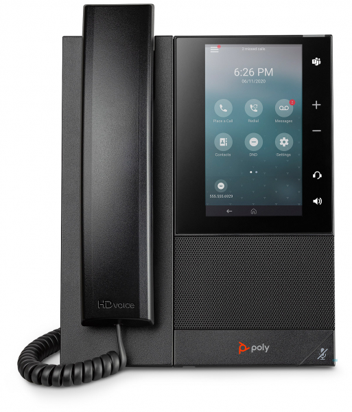 Poly CCX 500 Business Media Phone mit Open SIP, PoE 82Z78AA, 2200-49720-025