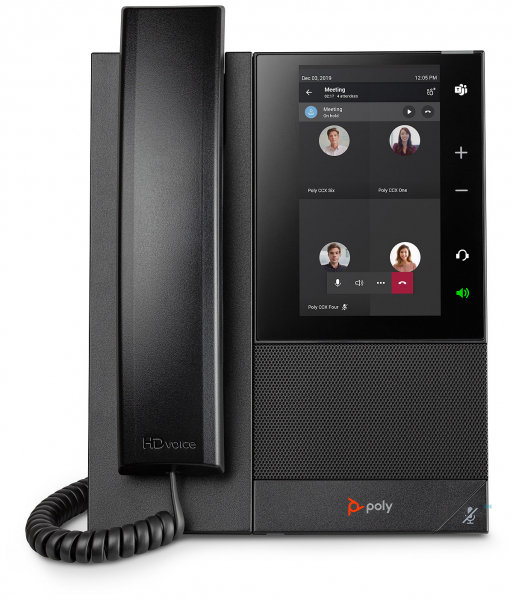 Poly CCX 505 Business Media Phone for Microsoft Teams, PoE 82Z79AA, 2200-49735-019