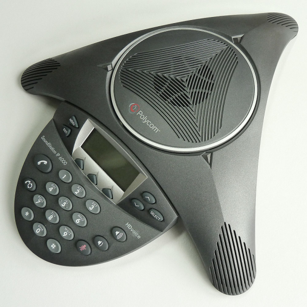 Poly SoundStation IP 6000 (SIP) Konferenztelefon, PoE, erweiterbar 2200-15600-001