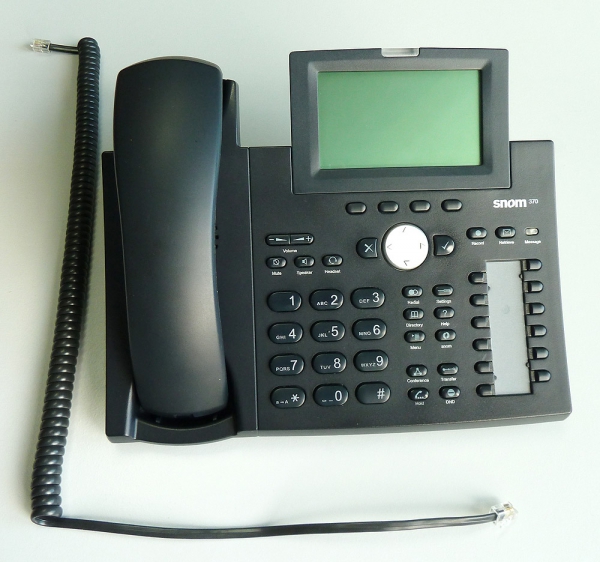 SNOM 370 SIP IP-Phone VoIP black 3039