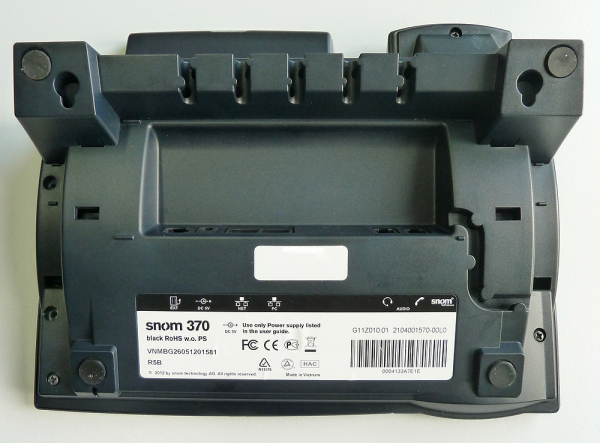 SNOM 370 SIP VoIP IP-Telefon schwarz 3039