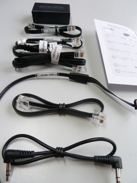 Snom Headset Adapter EHS for the control of wireless headsets for snom 320, snom 370, snom 82x, snom 870, SNOM 7xx 2362