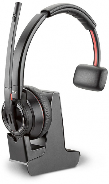 Poly Savi 8210 Monaural DECT 1880-1900 MHz Top Spare Headset +Charging Cradle EMEA INTL 8Y9C3AA#ABB, 211423-03