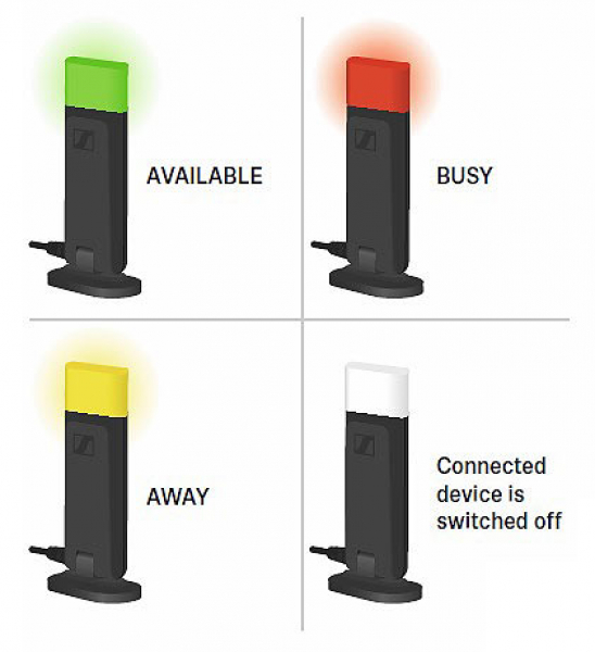 EPOS UI 10 BL Busylamp 2,5mm Klinke 1000701