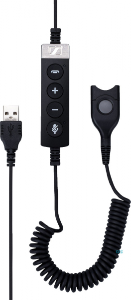 EPOS USB-ED CC 01 MS, USB Adapter Cable with In-Line Call Control