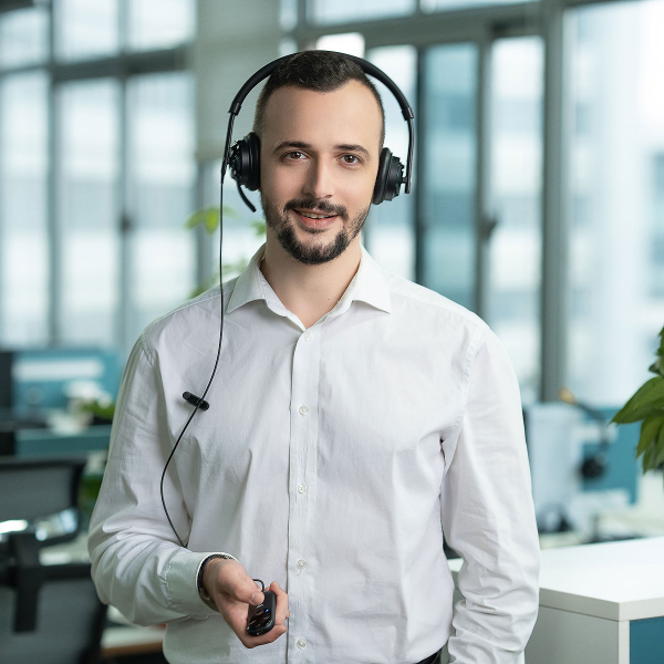 VT8600 USB Headset with Bluetooth UNC Duo USB(06)