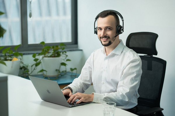VT B320 Bluetooth Stereo Duo Headset mit ANC +BT 100U USB Dongle +Ladekabel