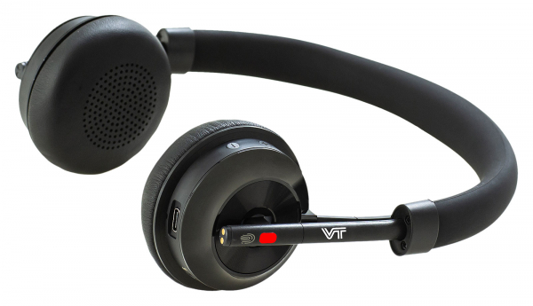VT X300 BT Duo / Stereo Headset +BT 100U dongle with Base Station, Base Station with Smartphone charging