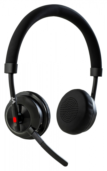VT X300 BT Duo / Stereo Headset +BT 100U dongle with Base Station, Base Station with Smartphone charging