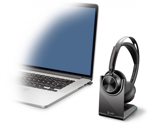 Poly Voyager Focus 2 UC, USB-A, mit Ladestation 213727-01