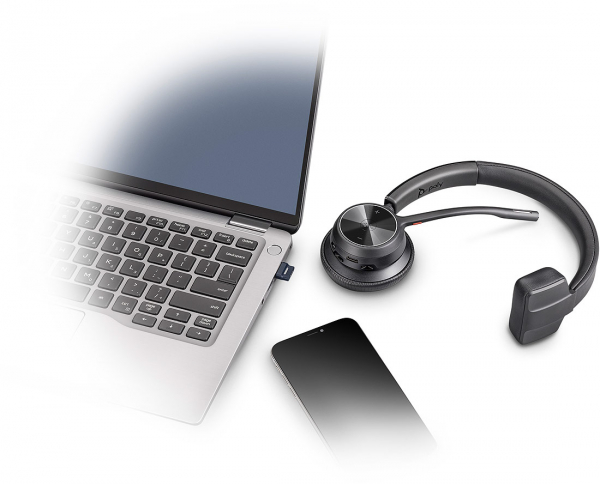 Poly Voyager 4310 UC, for MS Teams V4310-M C, USB-A, CS with Charge Stand, WW 218471-02