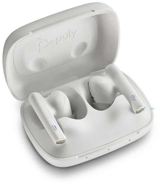 Poly Voyager Free 60 UC M White Sand Earbuds +BT700 USB-A Adapter +Basic Charge Case 7Y8L5AA, 220759-01