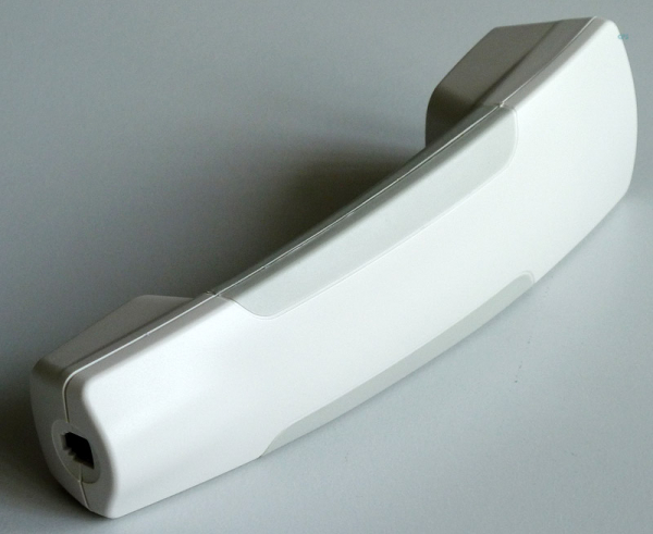 Baugleich Alcatel 3G Handapparat, Handset, Hörer Beige/Weiss Softgrip für 4004, 4010, 4020, 4035 Reflexes 3AK27121AD NEU