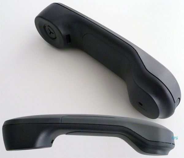Baugleich Alcatel 4G Handapparat, Handset, Hörer anthrazit Softgrip 3GV27032AB NEU
