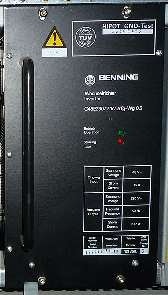 Benning G48E230 Wechselrichter S30122-K5324-X-1 Refurbished