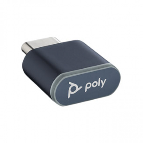 Poly Voyager Free 60 UC M Carbon Black Earbuds +BT700 USB-C Adapter +Basic Charge Case 7Y8L8AA, 220757-02