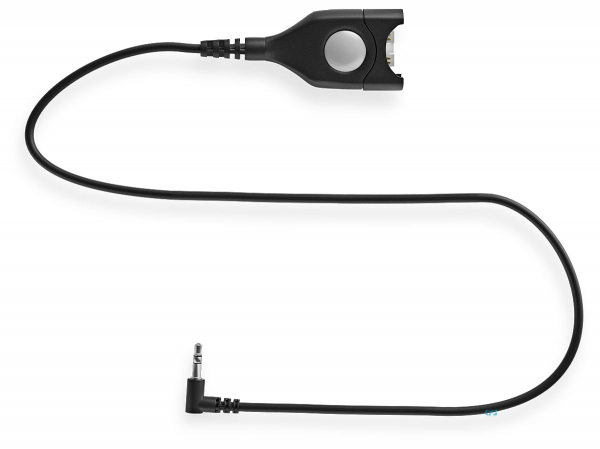 EPOS CCEL 191-1, DECT/GSM Kabel, ED Easy Disconnect zu 2.5 mm 3-pin Klinkenstecker, 60cm, 6dB Mikrofondämpfung 1000849