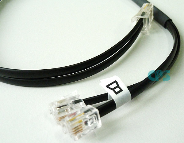 Duophon Cable for Siemens Optiset RJ45 on 2xRJ9 DUO2564 59203 NEW