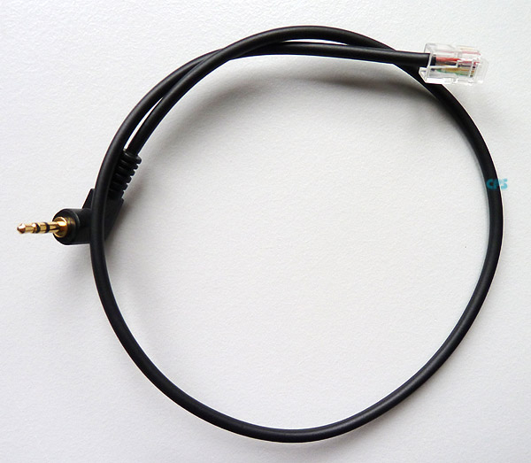 Duophon Kabel für Panasonic RJ auf 2,5mm Klinkenstecker DUO2568 NEU