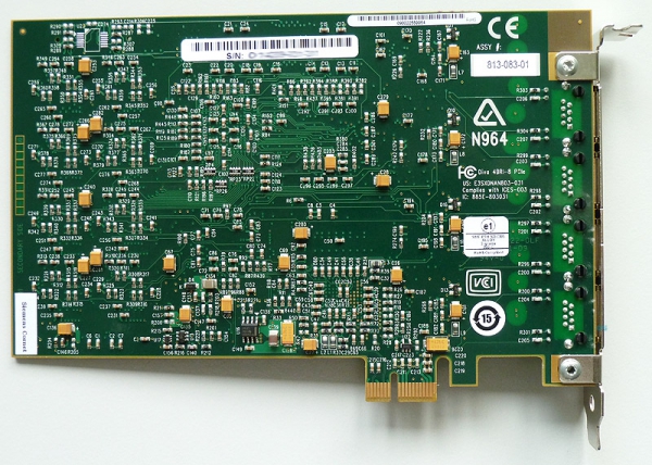 Eicon Dialogic Diva Card 4BRI-8 PCIE Siemens Cornet 813-083-01 Refurbished