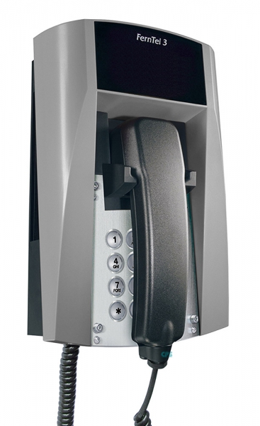 FHF Ex-Telephone FernTel 3 Zone 2 black/grey without display with armoured cord 11242027