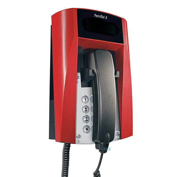 FHF Ex-Telephone FernTel 3 Zone 2 black/red without display with spiral cord 11240022
