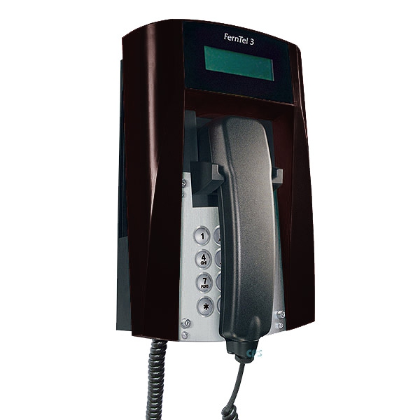 FHF Ex-Telephone FernTel 3 Zone 2 black with display with armoured cord 11243020